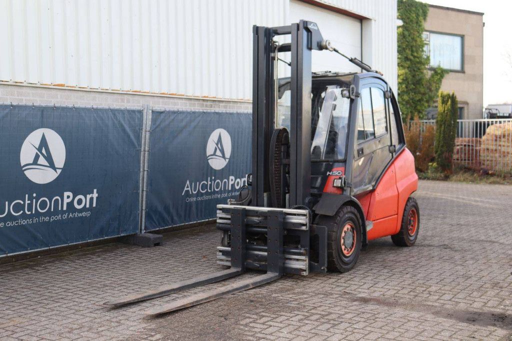 Forklift Linde H50D-01 Diesel 5000kg 7m 2010