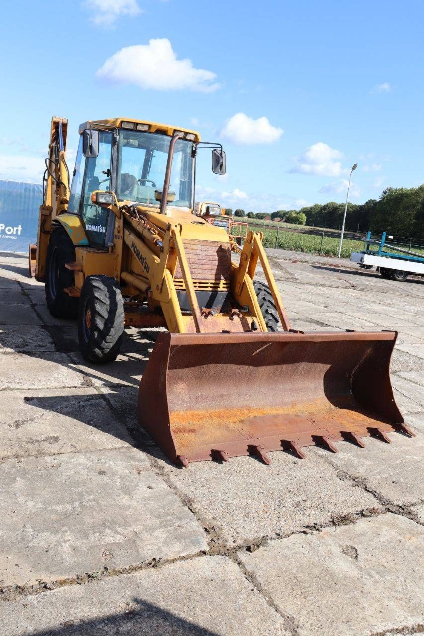 Backhoe loader Komatsu WB97R Diesel 74kW 1995