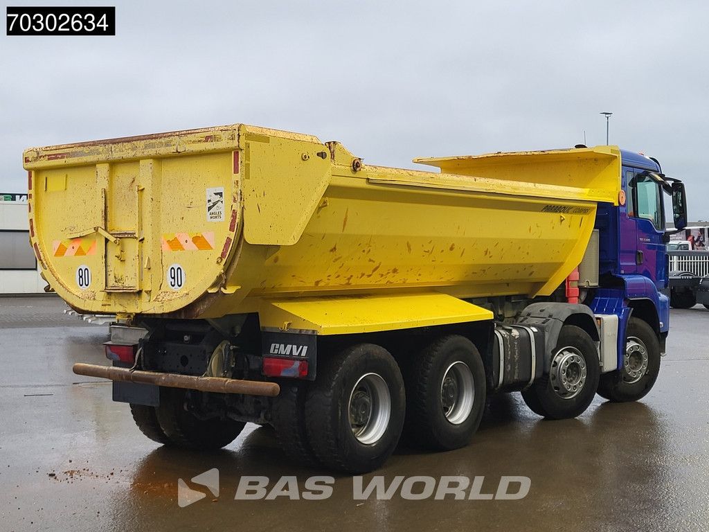 MAN TGS 35.440 8X4 14m3 tipper Steelsuspension Big-Axle Retarder Automatic Euro 6
