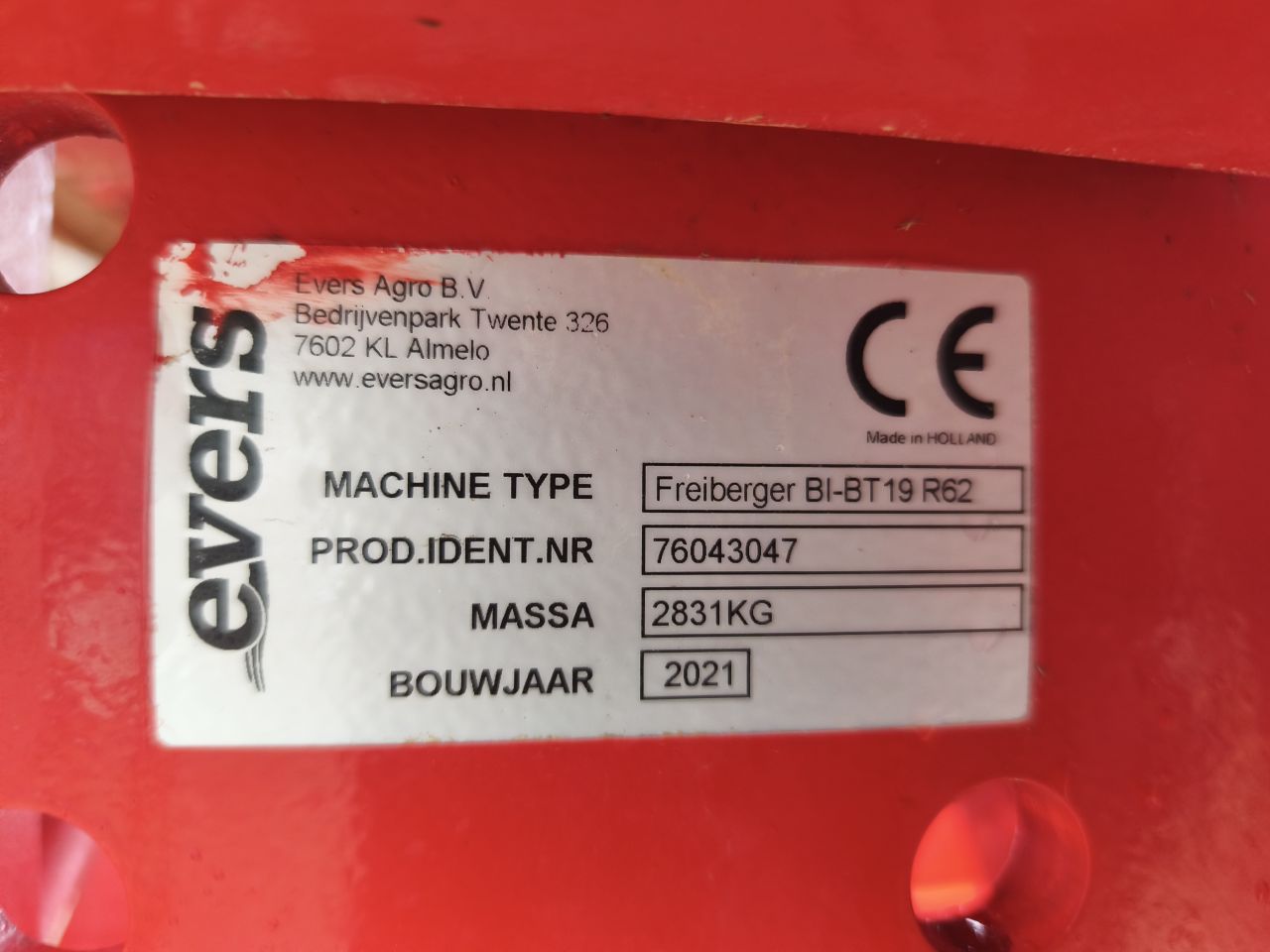 Evers Freiberger bouwlandbemester 6 meter.