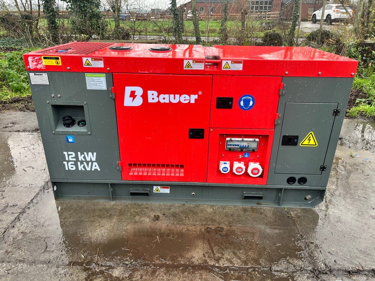 Bauer 12 kW / 16 kVa Noodstroomagregaat | generator