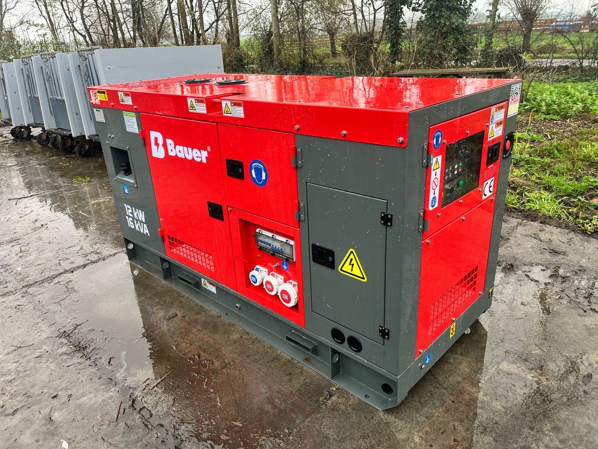 Bauer 12 kW / 16 kVa Noodstroomagregaat | generator