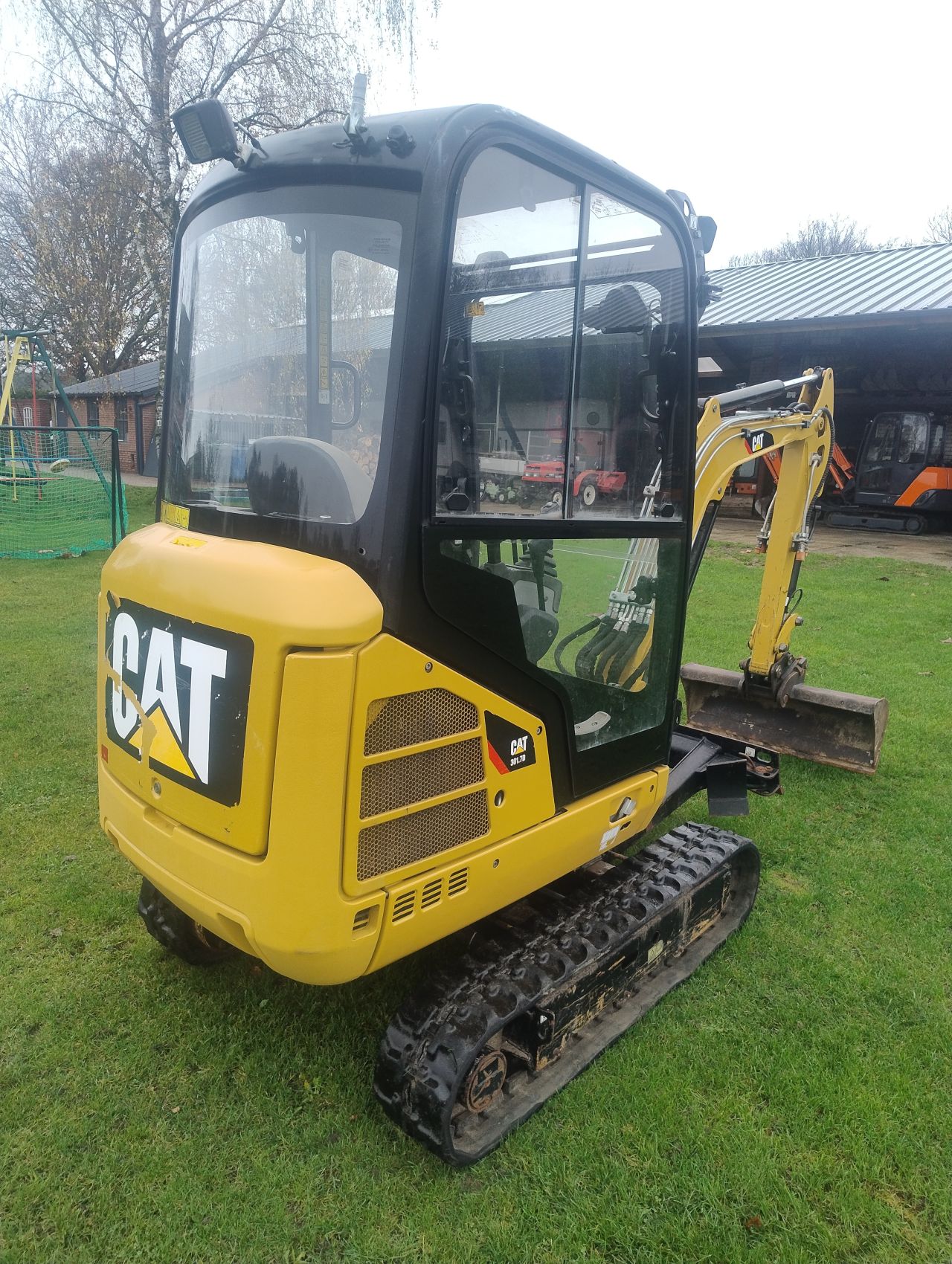 Cat 301.7 minigraver 2018 sloop sorteer functie