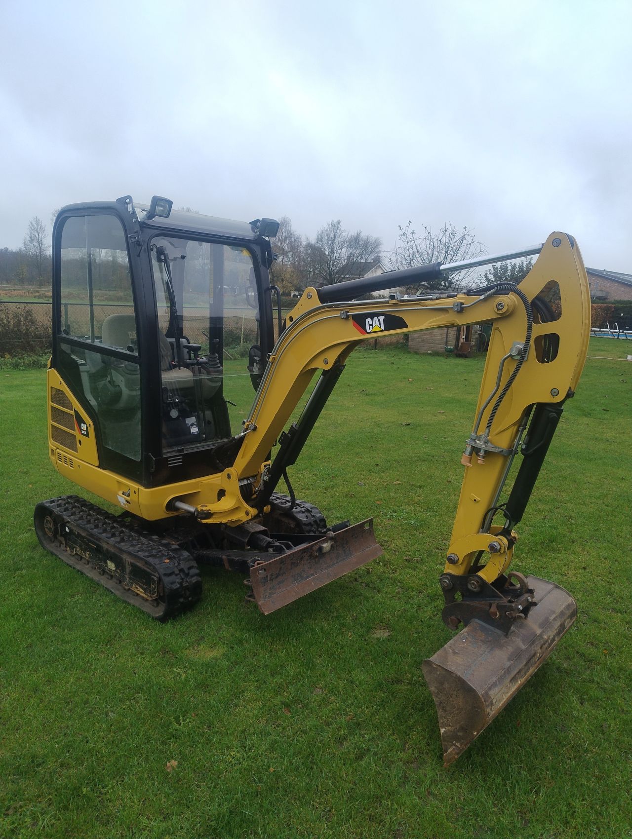 Cat 301.7 minigraver 2018 sloop sorteer functie