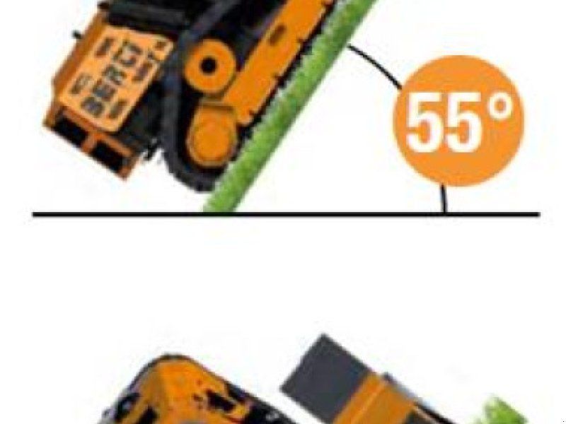 Berti Débrousailleuse  à chenilles radiocommandée E-trai