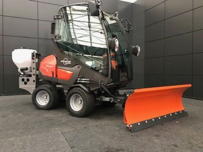 Husqvarna Rider P525DX Kabine, Cyclonstreuer, 140cm Schild