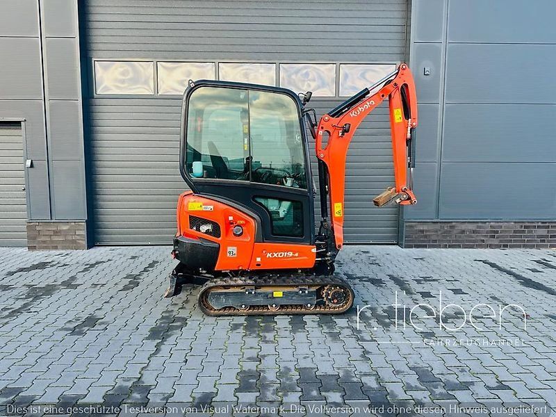 Kubota KX019-4 Minibagger NUR 345 Stunden