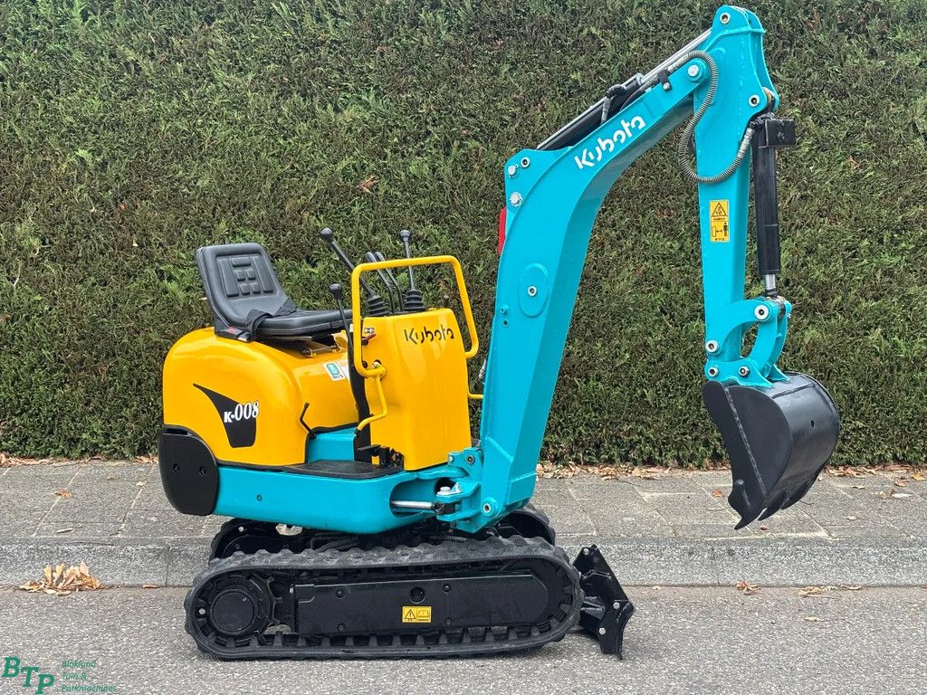 Kubota k-008 gebruikte minigraver k008 3cil diesel 0.8T