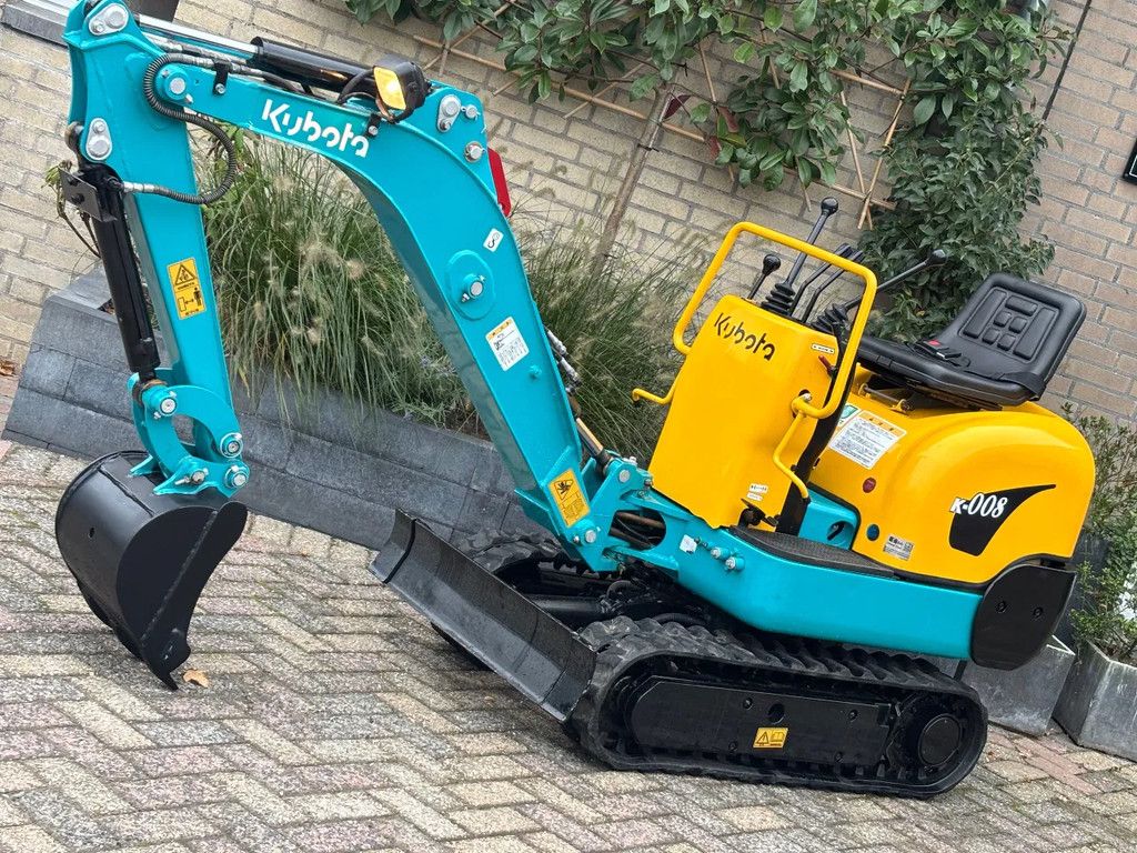 Kubota k-008 gebruikte minigraver k008 3cil diesel 0.8T