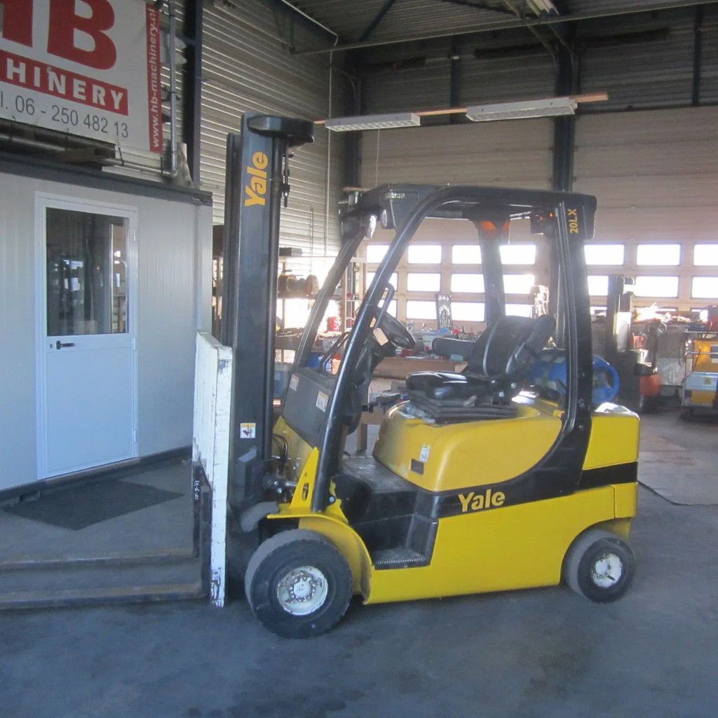 Yale Heftruck GLP20LX, LPG, duplo, side shift.