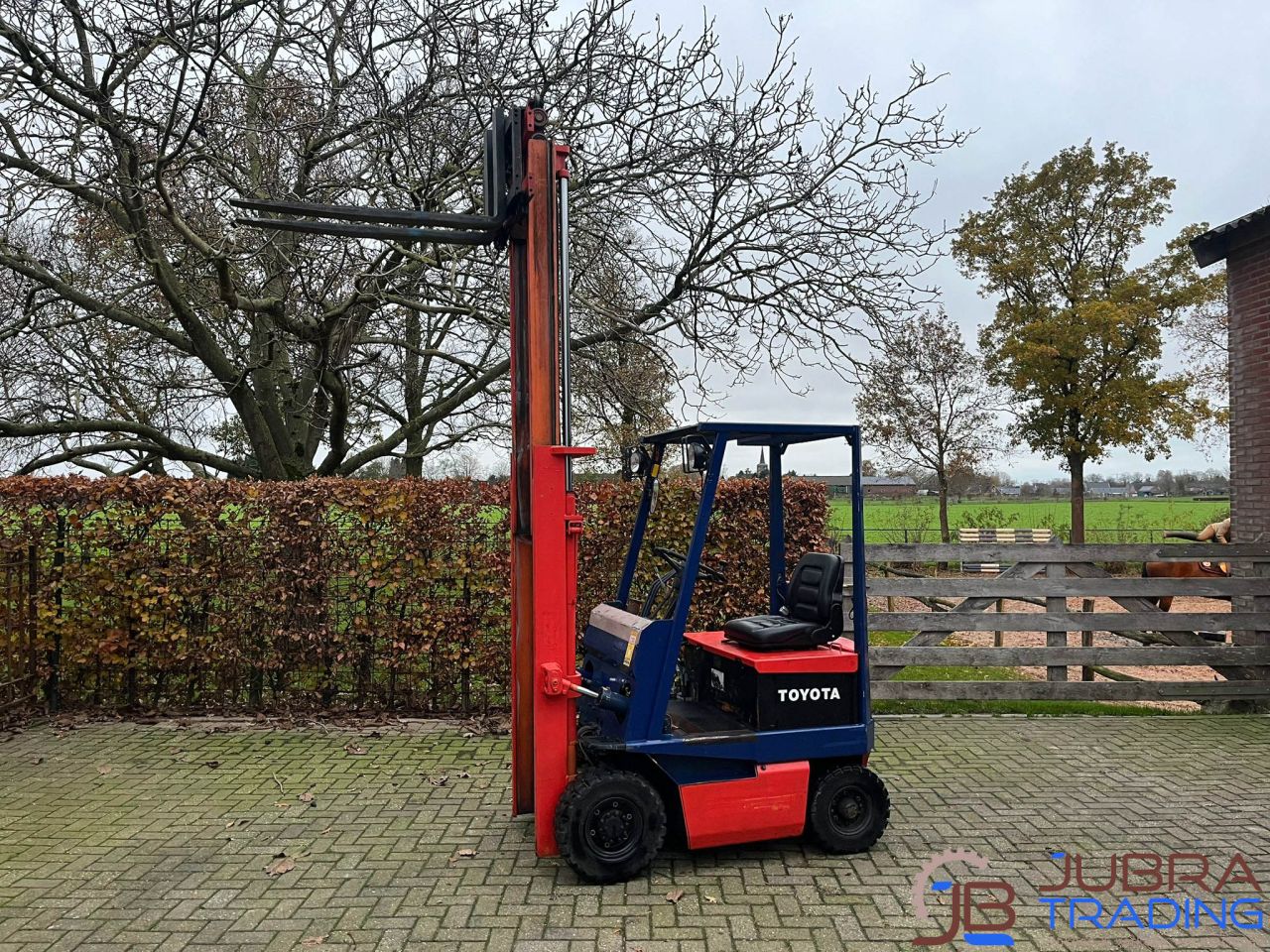 Toyota 4FB10 Elektrische Heftruck | 1990 | 1T | 3M | Duplo Mast