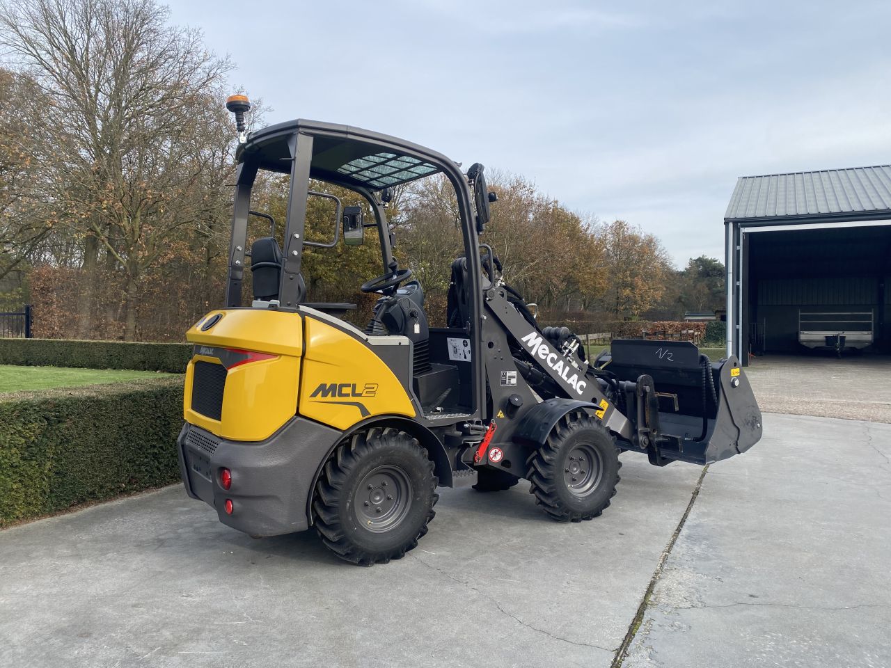 Mecalac mcl2 minishovel loader nieuw/demo