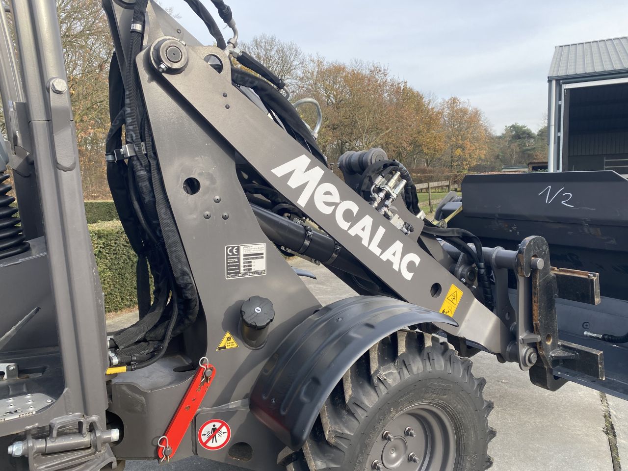 Mecalac mcl2 minishovel loader nieuw/demo
