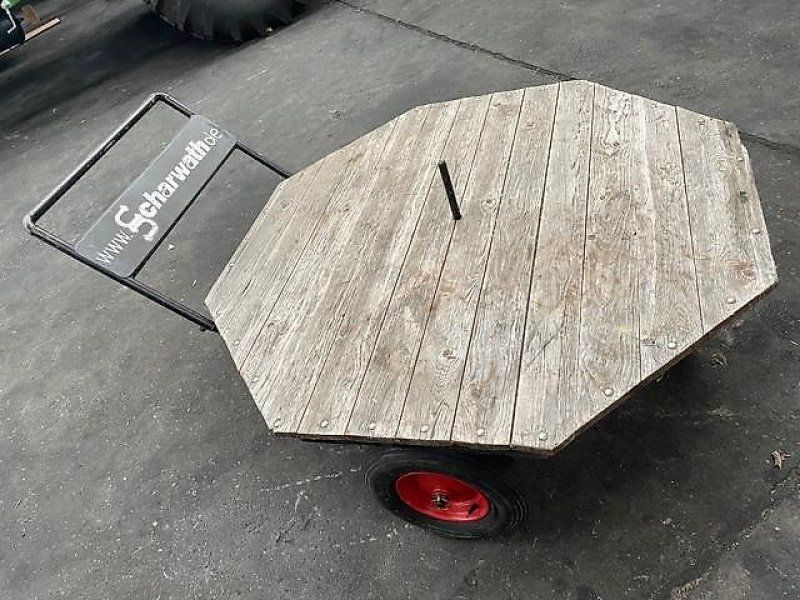 Stallwagen Heu-Rundballen Plattformwagen Scharwath-Metallwaren