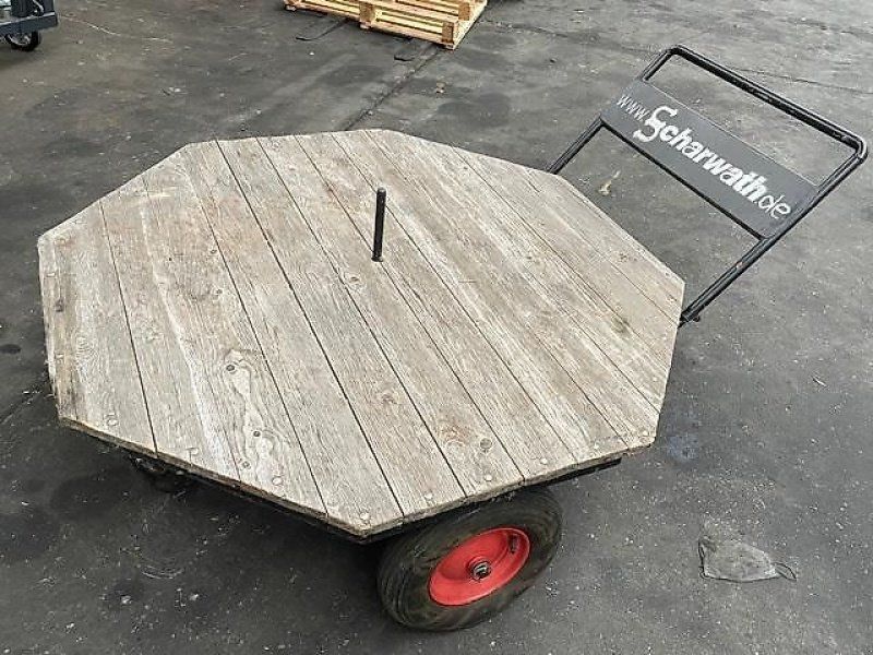 Stallwagen Heu-Rundballen Plattformwagen Scharwath-Metallwaren