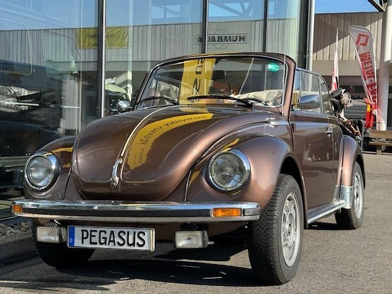VW Käfer Cabrio 1303 LS 50 PS Kupferbraun TÜV+ H Kennzeichen 2.Hd