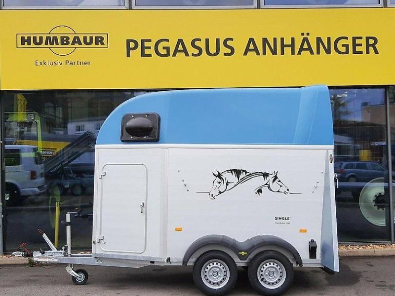 Humbaur Single Alu 1,5er Pferde 1,6to gebr. Böckmann a.L