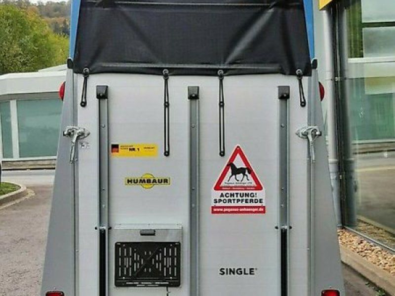 Humbaur Single Alu 1,5er Pferde 1,6to gebr. Böckmann a.L