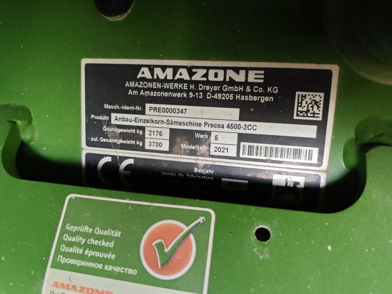 Amazone Precea 4500-2CC