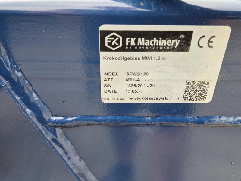 Kolaszewski KROKODILGEBISS MINI 120 SFWG 120