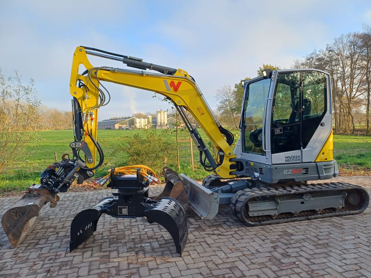 Wacker Neuson EZ50 | bj 2021 | 1787uur | DKS en Grijper