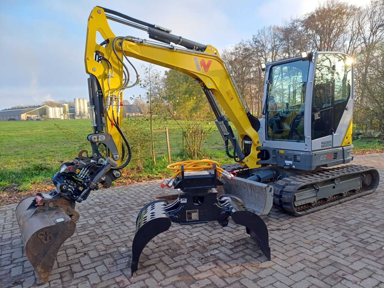 Wacker Neuson EZ50 | bj 2021 | 1787uur | DKS en Grijper