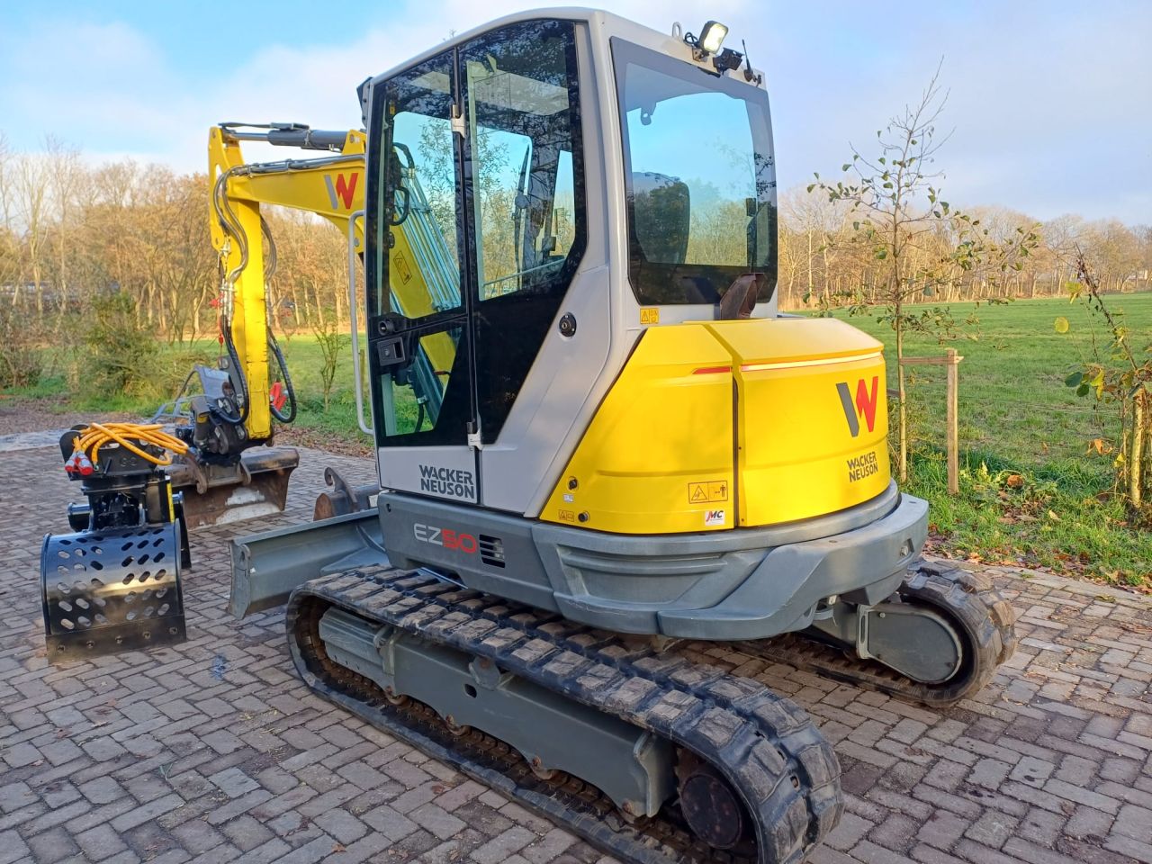 Wacker Neuson EZ50 | bj 2021 | 1787uur | DKS en Grijper