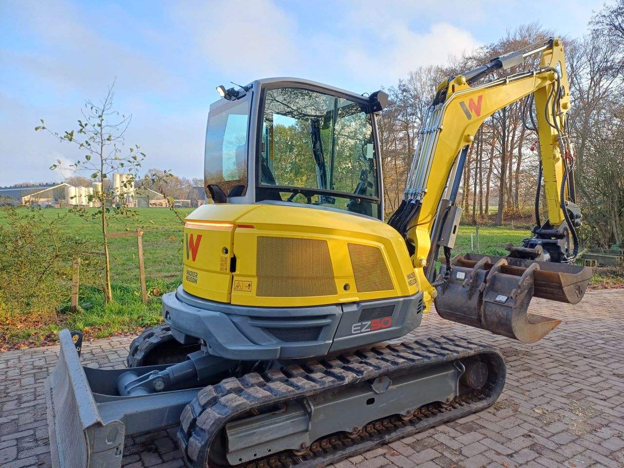 Wacker Neuson EZ50 | bj 2021 | 1787uur | DKS en Grijper