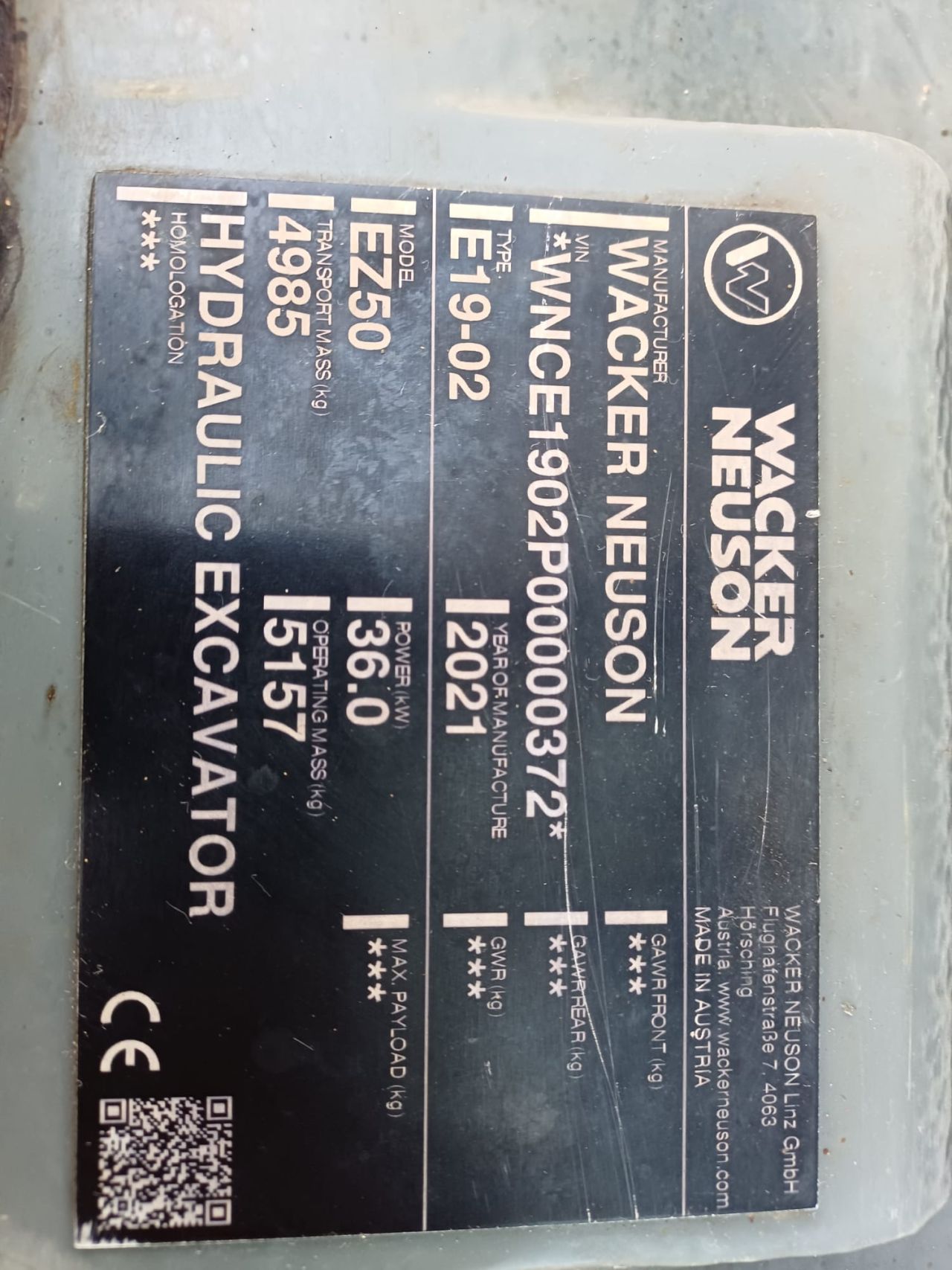 Wacker Neuson EZ50 | bj 2021 | 1787uur | DKS en Grijper