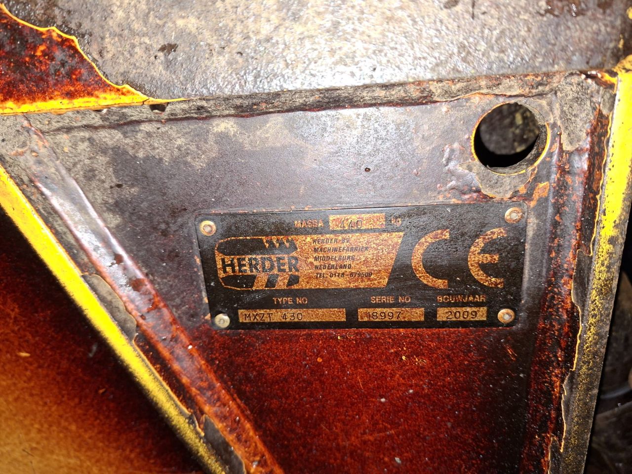 Herder MXZT 430 Maaikorf met verlenggiek