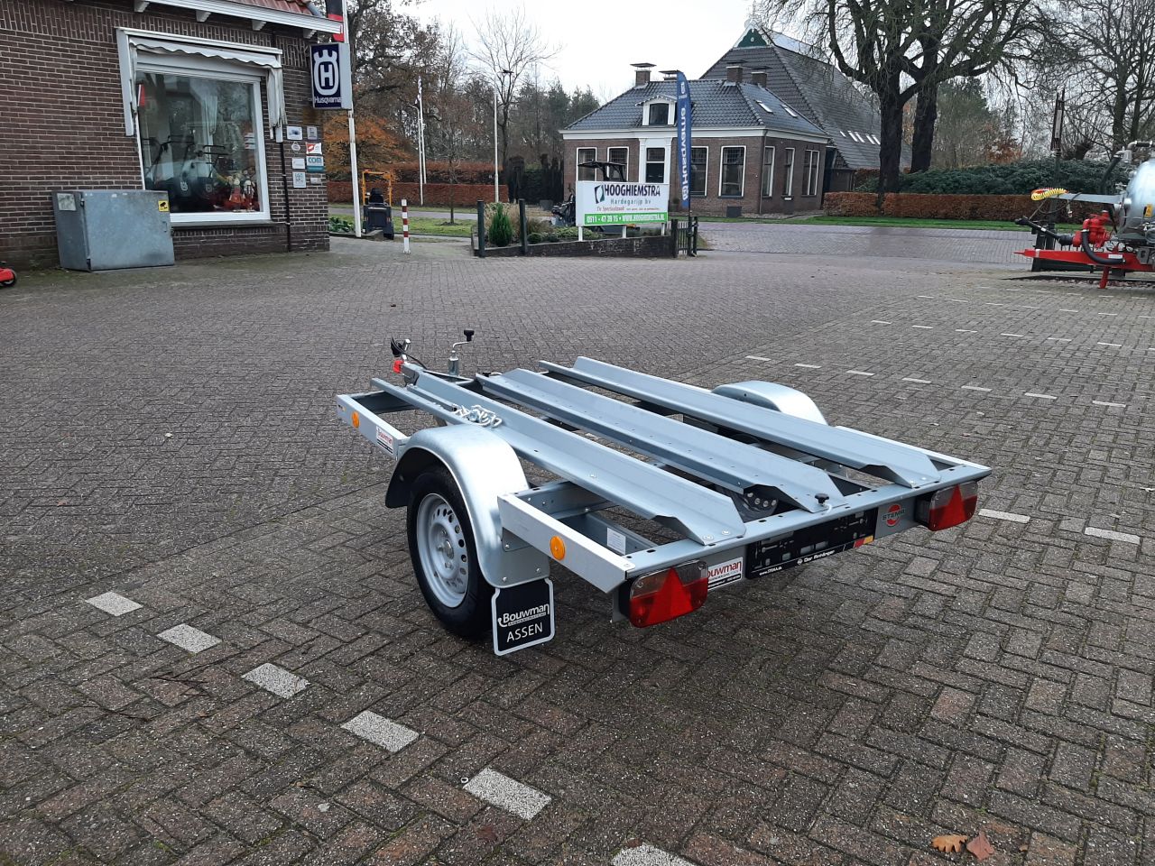Motortrailer Stema MT750 BS2 voor 2 motoren ongeremd