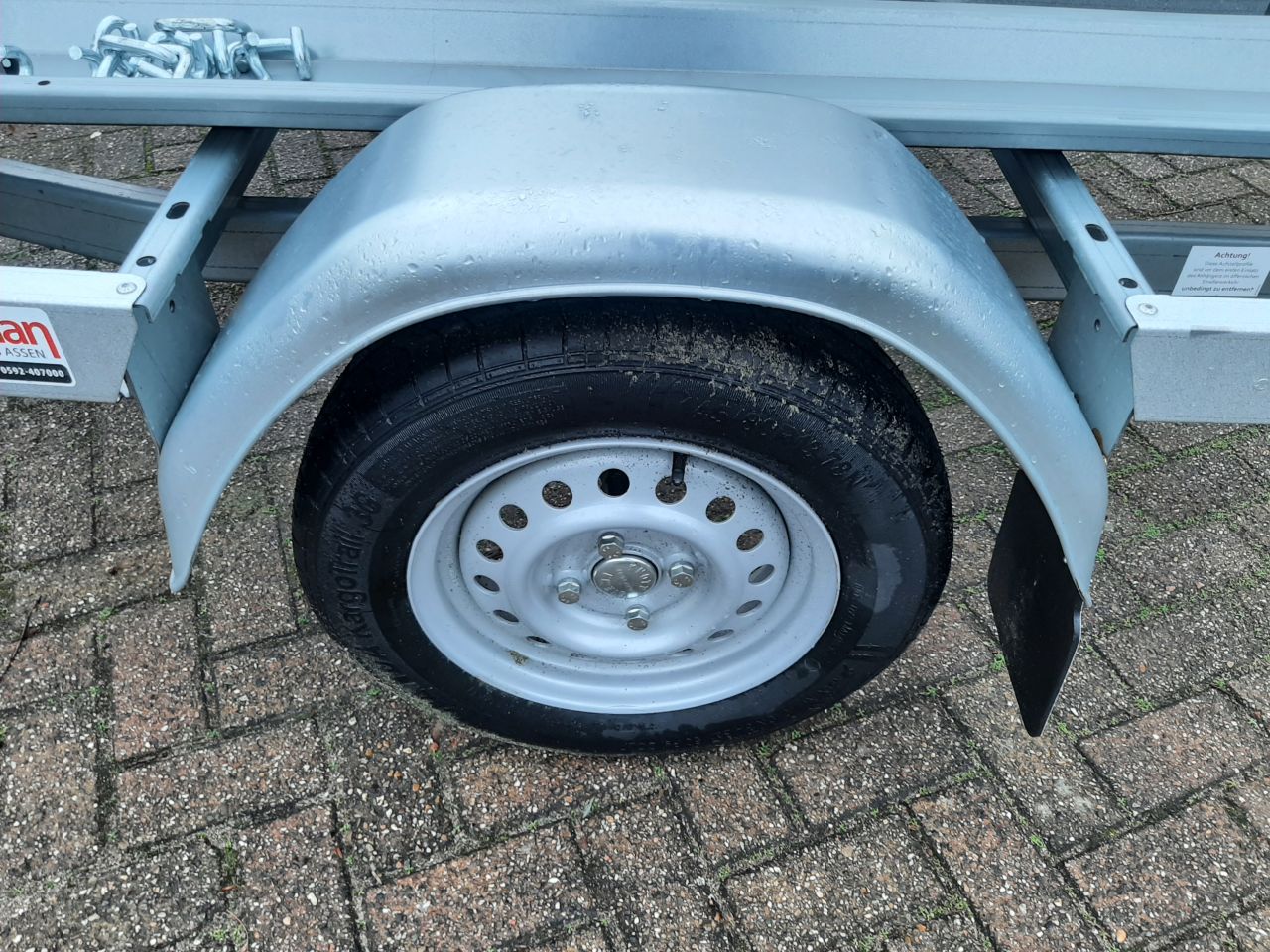 Motortrailer Stema MT750 BS2 voor 2 motoren ongeremd