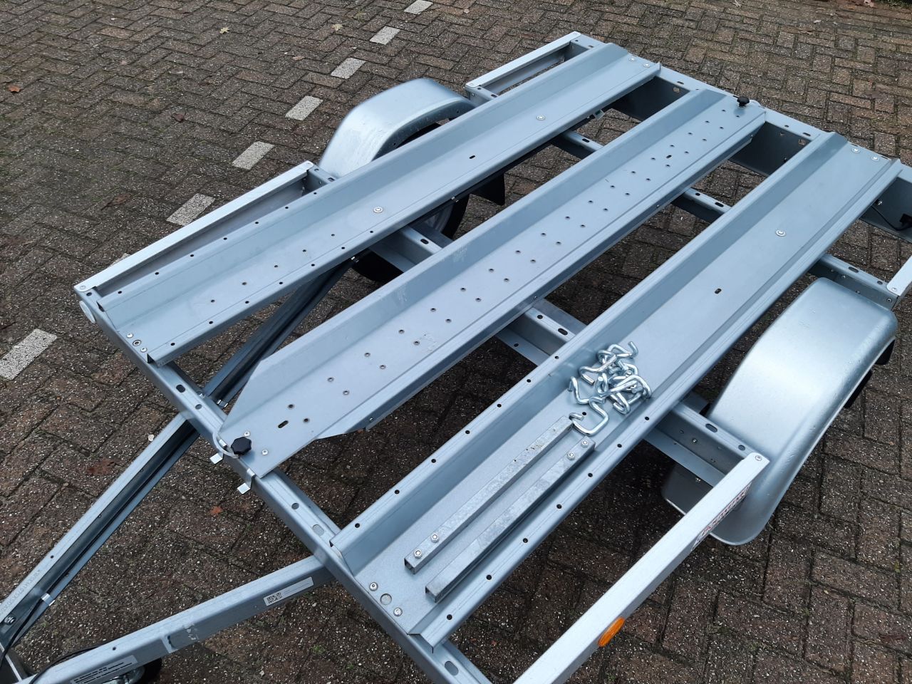 Motortrailer Stema MT750 BS2 voor 2 motoren ongeremd
