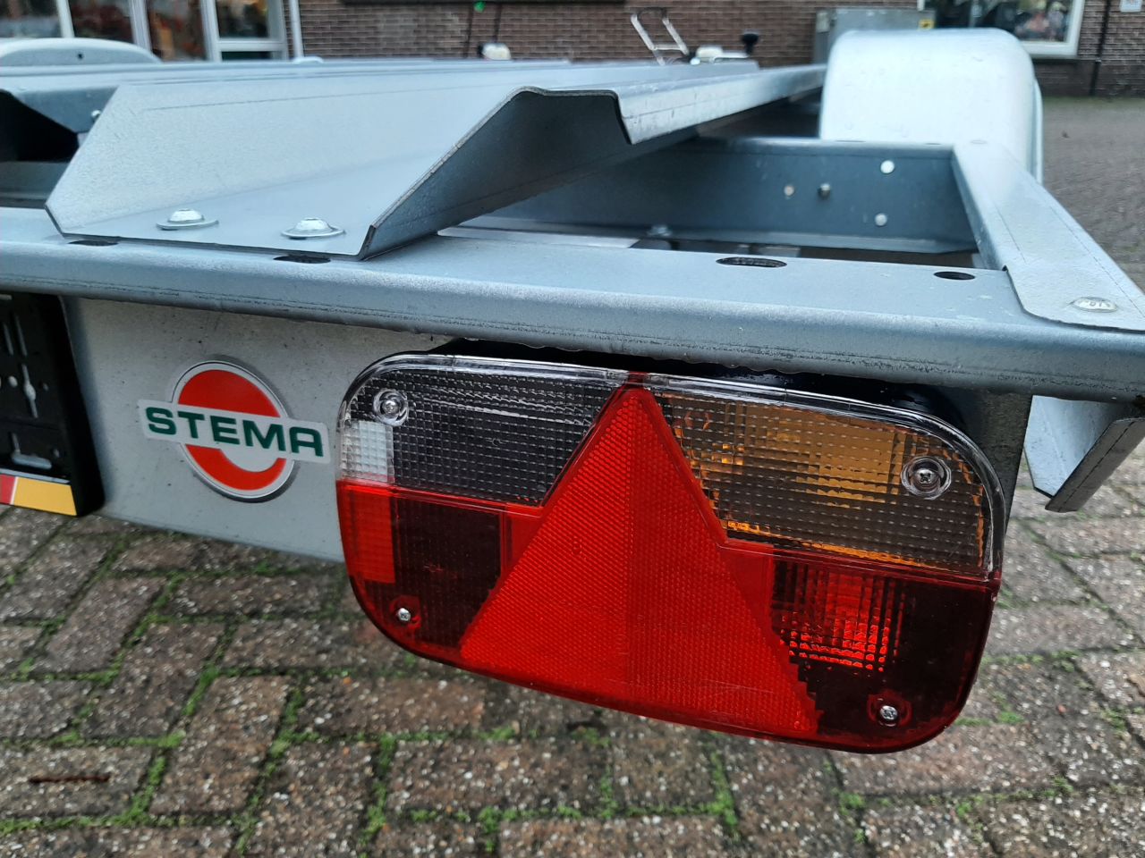 Motortrailer Stema MT750 BS2 voor 2 motoren ongeremd