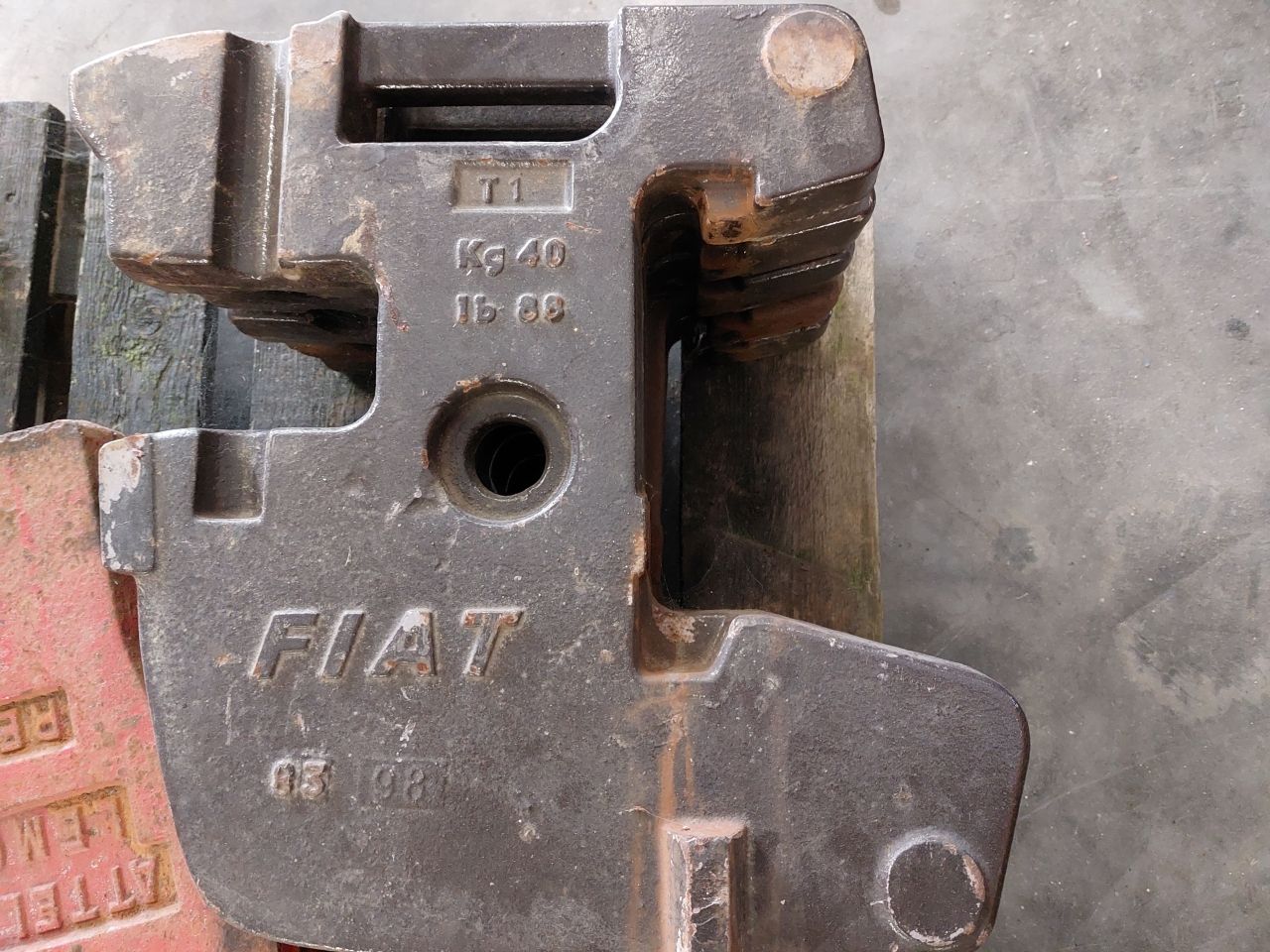 Frontgewichten Ford - MF - Fiat - New Holland - Renault