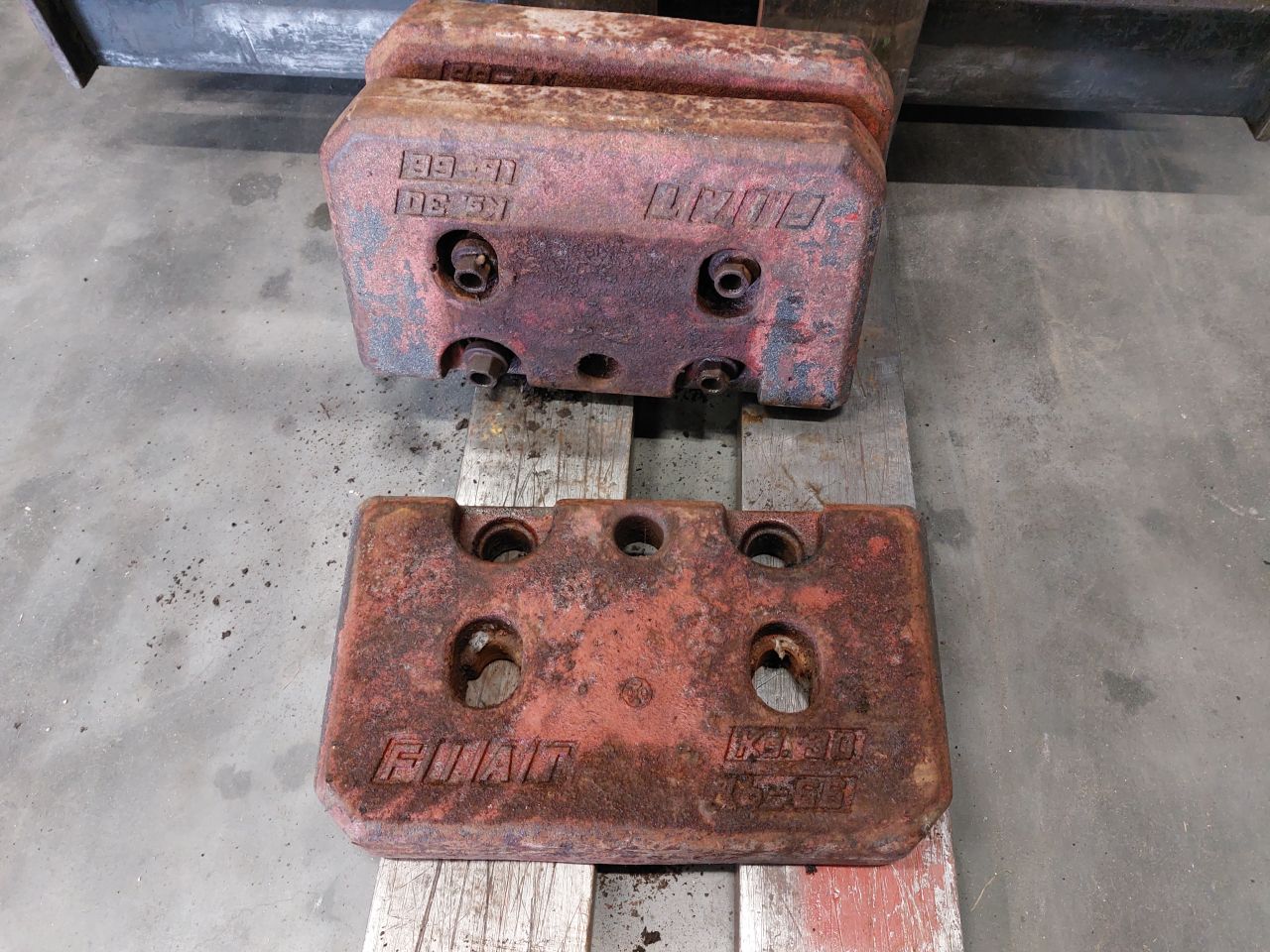 Frontgewichten Ford - MF - Fiat - New Holland - Renault