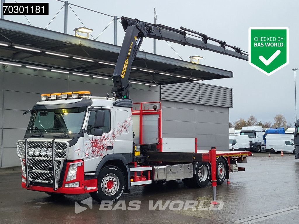 Volvo FM FM 410 6X2 Palfinger PK 26002-EH E Kran Crane Lift +steering axle Automatic Euro 6