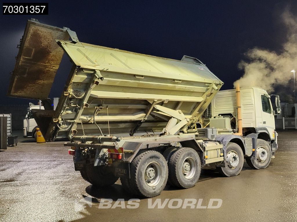Volvo FMX 450 8X4 15m3 2-way tipper steel suspension Big-Axle Euro 6