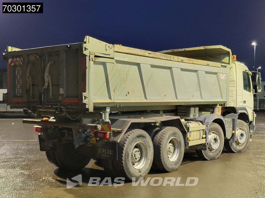 Volvo FMX 450 8X4 15m3 2-way tipper steel suspension Big-Axle Euro 6