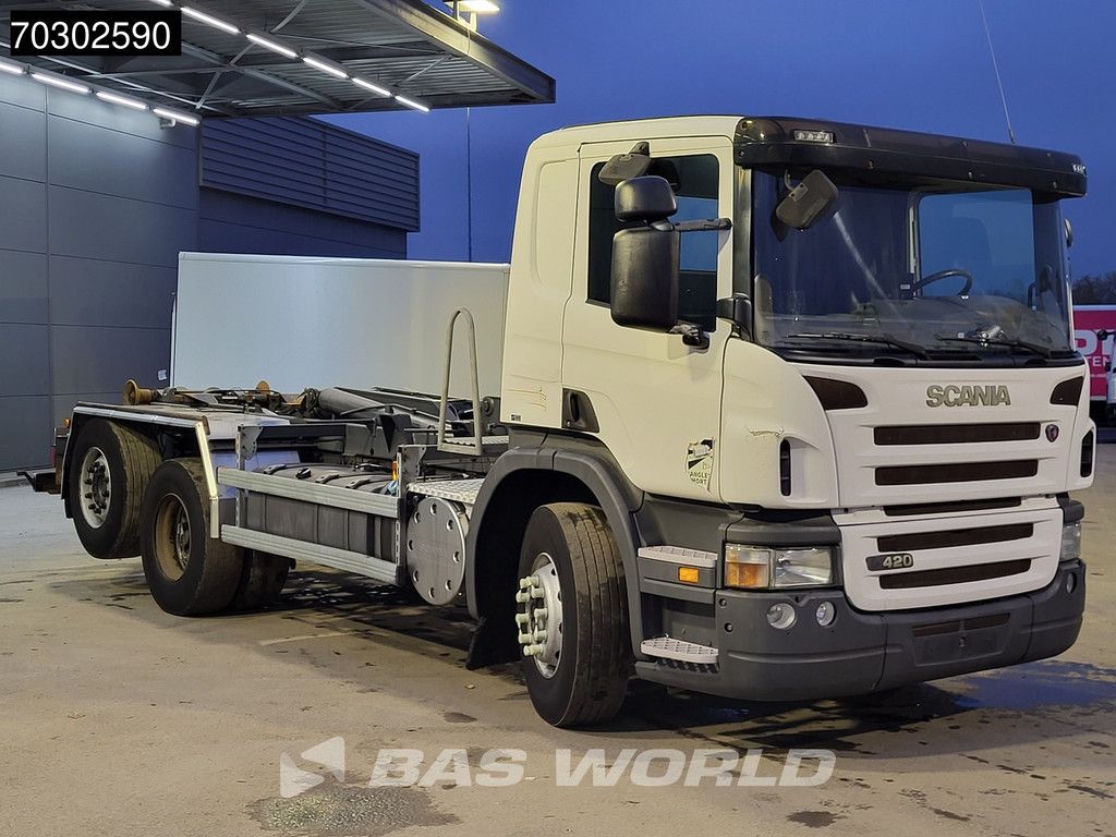 Scania P420 6X2 20 tons Dalby containersystem Lift-Axle Manual Euro 5