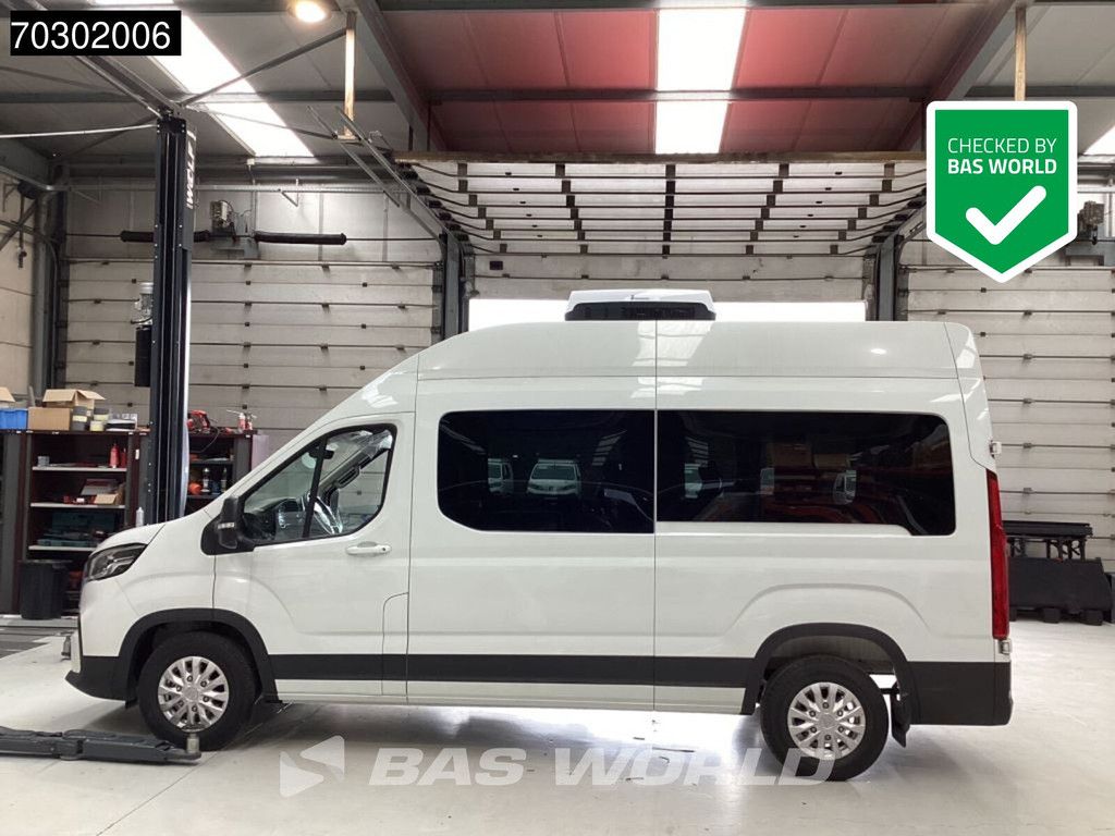 Maxus eDeliver 9 Elektrisch 100% Personenvervoer 89kWh 398km WLTP 5-Persoons Ramp LED Navi Airco Cruise Camera TV Taxi Passenger Transport Klima Tempomat
