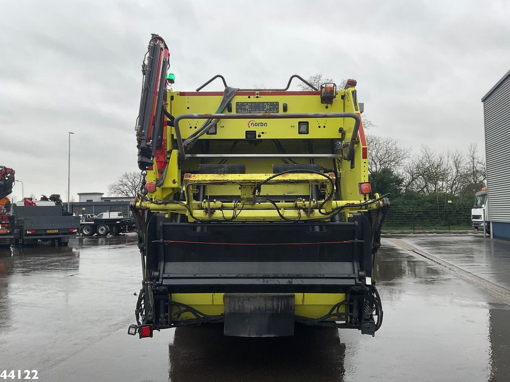 DAF FA CF 340 Euro 6 Norba 17 m³ + Palfinger 3.8 Tonmeter laadkraan + Winch