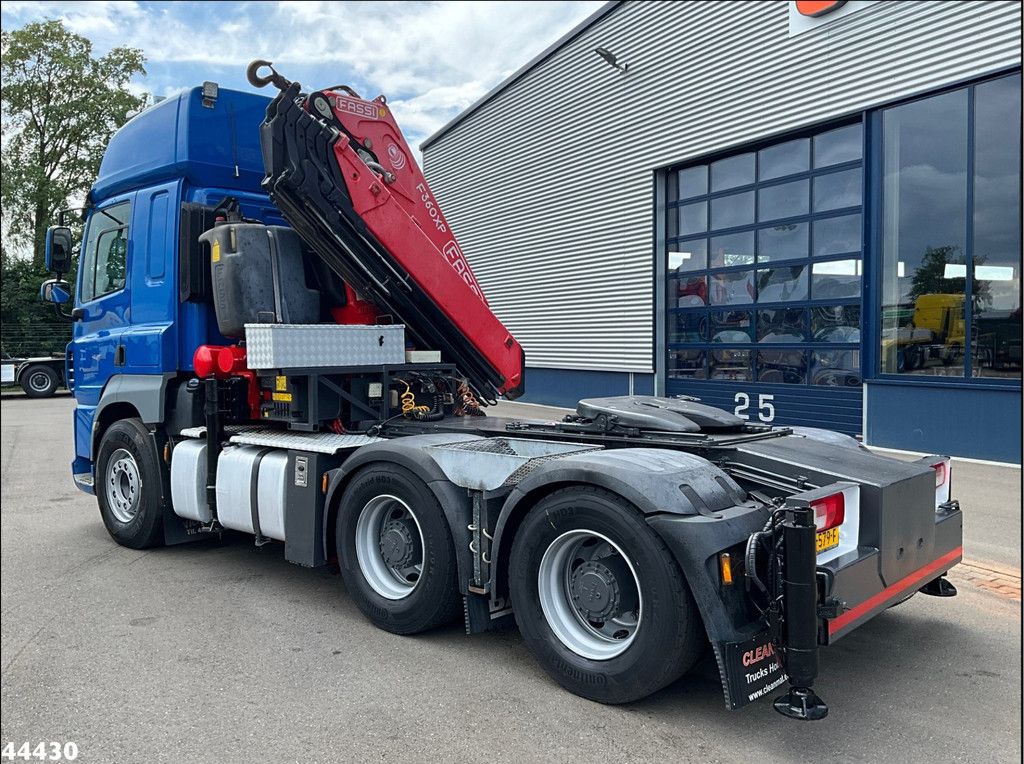DAF FAT 85.510 6x4 Euro 6 Retarder Fassi 36 Tonmeter laadkraan