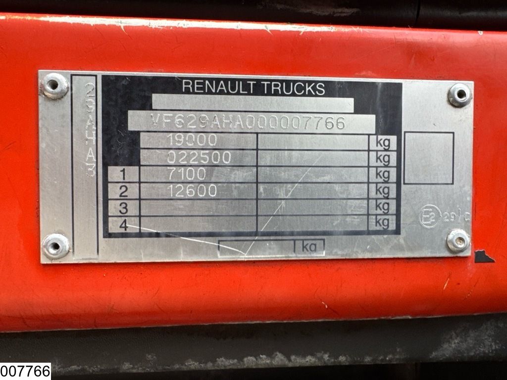 Renault Premium 310 Dxi EURO 5, Palfinger, Manual transmission