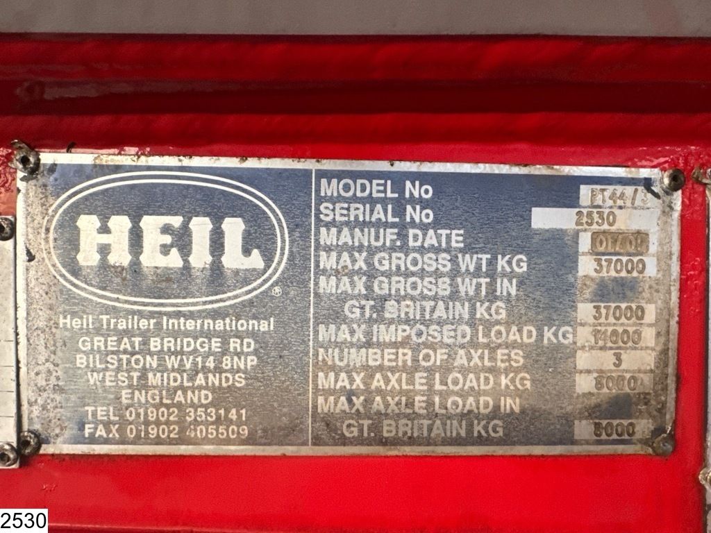 Heil Fuel 44814 Liter, 6 Compartments