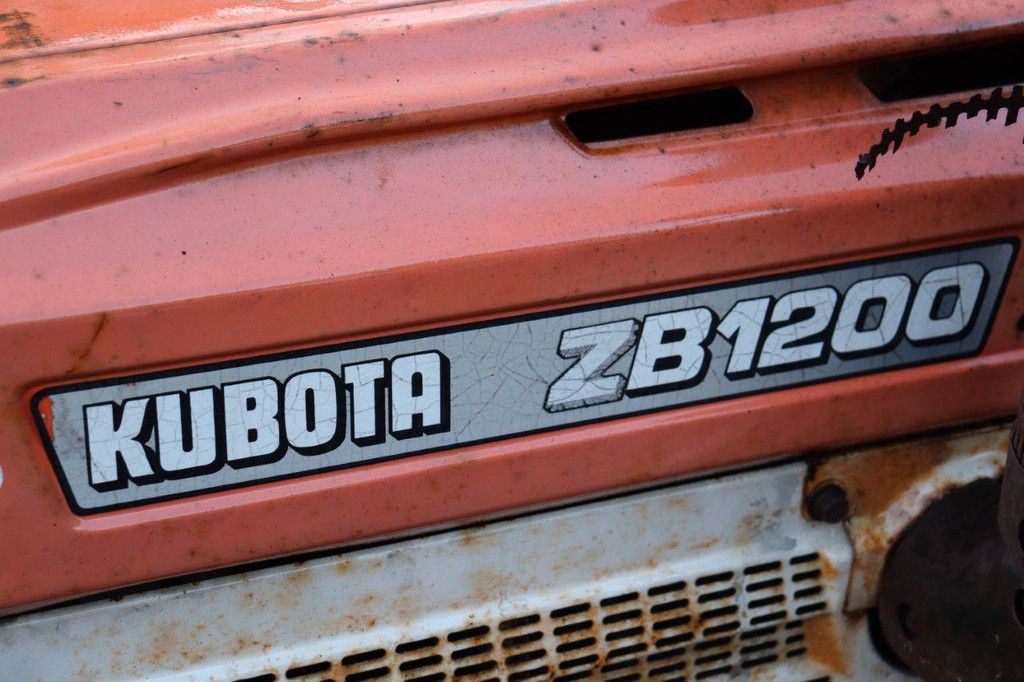Minitractor met grondfrees Kubota ZB1200 Diesel