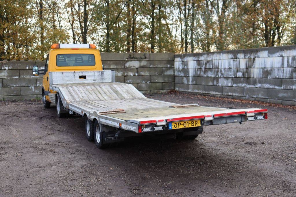 Car transporter Iveco Daily 35C15 Diesel 146 hp 2008 with semi-low loader