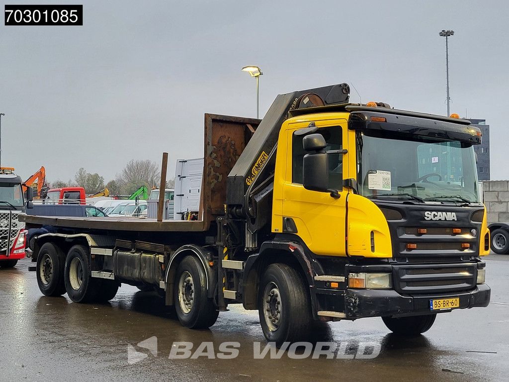 Scania P380 8X2 Palfinger PK32080 Crane Kran cable system Automatic Euro 3