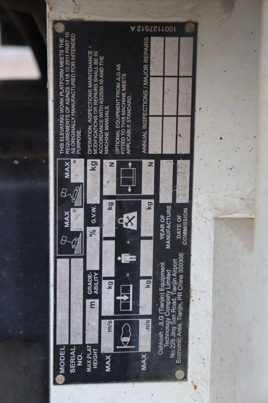 JLG 1930ES Electric Scissor Lift 7.72m 2015