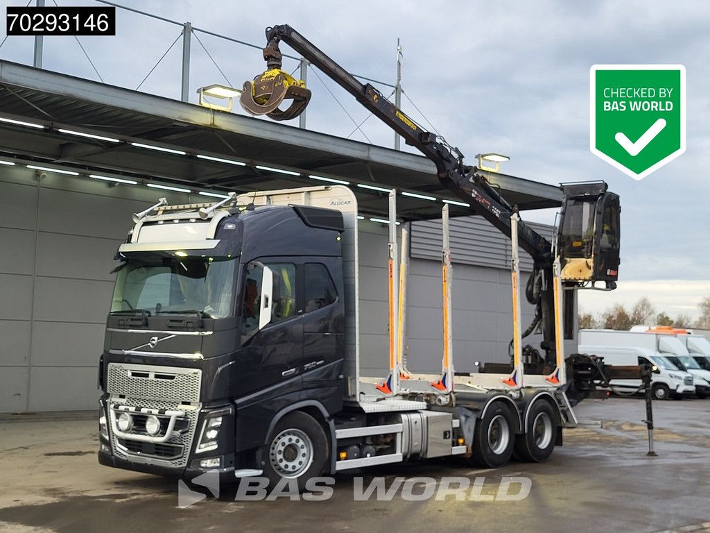 Volvo FH16 FH16 750 6X4 HIAB LOGLIFT F108S 83 Wood crane Retarder VEB+ Big-Axle Euro 6